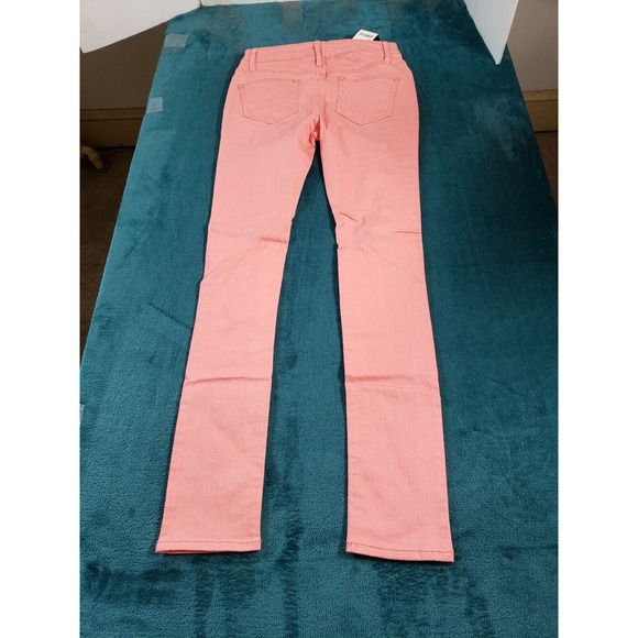 Soho Babe Jeans Sz 5 Womens Pink Mid Rise Skinny Distressed Stretch Ladies NWT - Picture 10 of 12